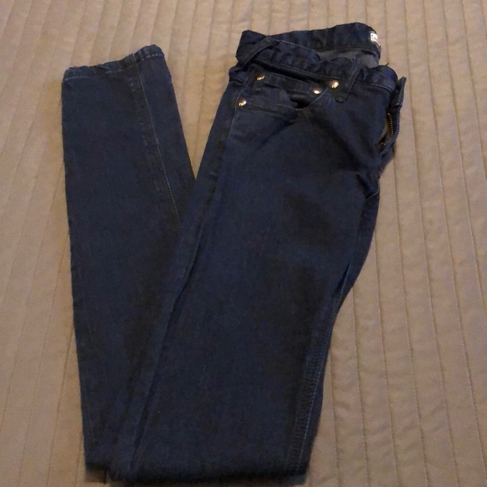 Free People dark skinny jeans